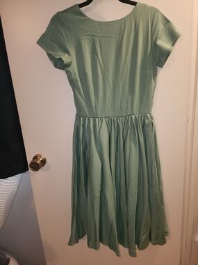 Vixen by Micheline Pitt Sage Avon Green Swing Dress